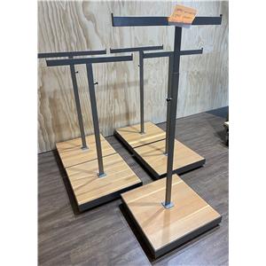 Lot 16

T-Bar Apparel Stands on Wheels